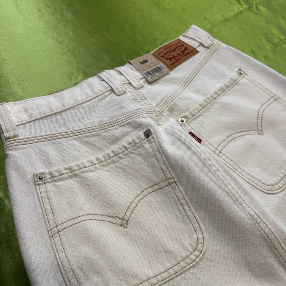 Levi’s Cream Jean Midi Skirt - Picture 3 of 8